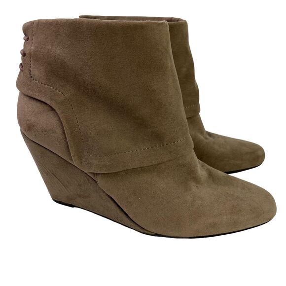Jessica Simpson Women's Reaca Side Zip Wedge Ankle Booties Boots Shoes sz 7.5 M - Picture 1 of 16